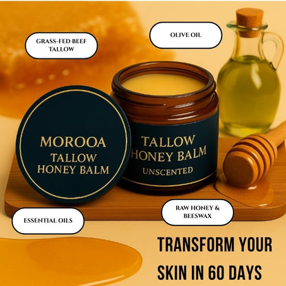 Morooa™ Day & Night Tallow Balm With Honey